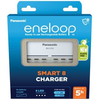 eneloop BQ-CC63 8-Zellen Charger unbestückt