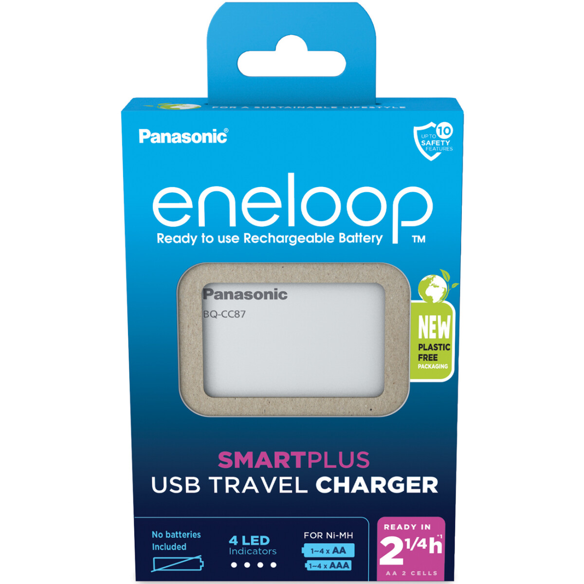 eneloop BQ-CC87 USB in&out Charger unbestückt