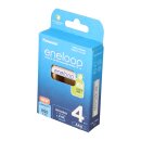 4x eneloop Micro Akku BK-4MCDE/4BE Ni-MH 1,2V / 800mAh