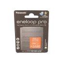 4x eneloop pro AA Mignon Akku BK-3HCDEC4BE Ni-MH 1,2V /...