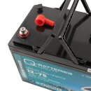 Q-Batteries LiFePO4 Akku 12-75 12,8V 75Ah mit Bluetooth