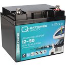Q-Batteries Lithium Akku 12-50 12,8V 50Ah LiFePO4 Batterie