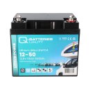 Q-Batteries Lithium Akku 12-50 12,8V 50Ah LiFePO4 Batterie