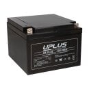 Uplus Bleiakku 12V 26Ah Batterie AGM US12-26 wartungsfrei