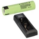 Kraftmax BC-1000 Ladegerät + Panasonic 18650 NCR18650 PF