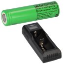 Kraftmax BC-1000 Ladegerät + LG INR 18650 MJ1 3500mAh