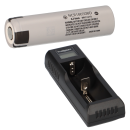 Kraftmax BC-1000 Ladegerät + Panasonic NCR 18650 BD...