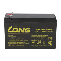 Kung Long VDS WP7-12(28W)/F1 12V 7 Ah Blei AGM Akku 1