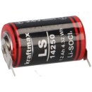 Kraftmax Li 3,6V Batterie mit Pins +/- LS14250 1/2 AA