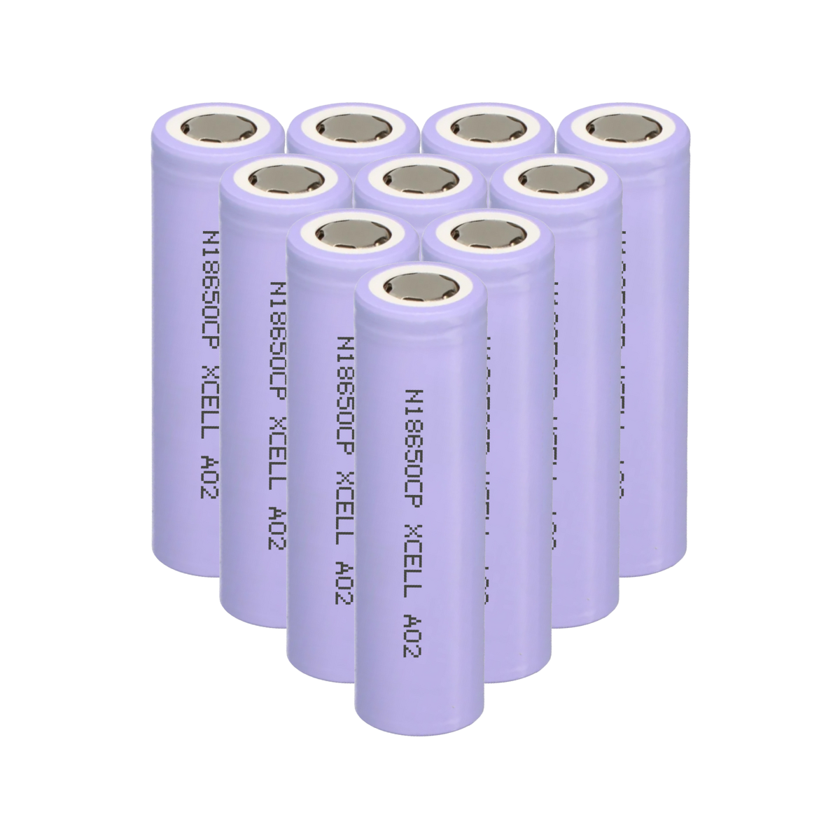 10x XCell N18650-35E Li-Ion 3,6V 3350 mAh - 18650 Akku