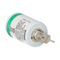 Saft LS14250-2PF 3,6V 1,2Ah 1/2AA Li-SOCl₂ – 2 Printpi
