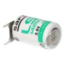 Saft Lithium 3,6V LS14250-3PF Batterie 1/2AA Zelle pin ++/-