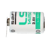 Saft LS14250-3PF 3,6V 1,2Ah 1/2A gallery 8_2nd