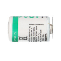 Saft LS14250-3PF 3,6V 1,2Ah 1/2AA Li-SOCl₂ – 3 Printpi