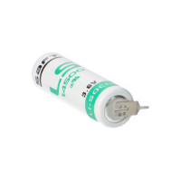 Saft LS14500-2PF 3,6V 2,6Ah AA Li-SOCl₂ – 2 Printpins 