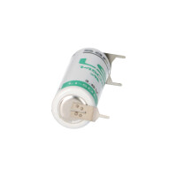 Saft LS14500-3PF 3,6V 2,6Ah AA Li-SOCl₂ – 3 Printpins 