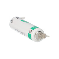 Saft LS14500-3PF 3,6V 2,6Ah AA Li-SOCl₂ – 3 Printpins 