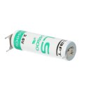 Saft Lithium 3,6V Batterie LS14500-3PF AA Zelle - pin +/- -