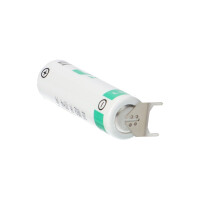 Saft LS14500-3PF 3,6V 2,6Ah AA Li-SOCl₂ – 3 Printpins 