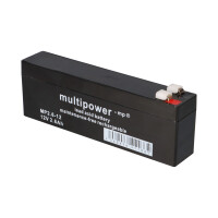 Multipower MP2,6-12 AGM Bleiakku 12V 2,6Ah – F4,8 mm 6