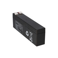 Multipower MP2,6-12 AGM Bleiakku 12V 2,6Ah – F4,8 mm 7