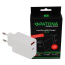 PATONA Premium Netzteil 18W PD QC 3.0 USB-C USB-A 5V