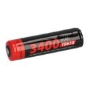 XCell 18650 Akku 3,7V 3400mAh PCM für LED Taschenlampen