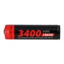 XCell Li-Ion 18650 Akku 3,7V 3400mAh PCM protected for...