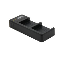 PATONA Dual-LCD Kamera-Akkuladegerät JVC BN-VC296G BN-V