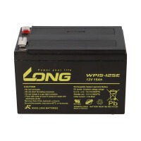 B-Ware Kung Long WP15-12SE 12V 15Ah AGM Bleiakku F2 6,3mm zy