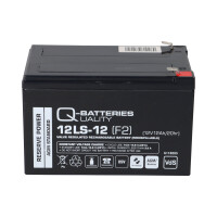 B-Ware Q-Batteries 12LS-12 12 V 12 Ah AGM Bleiakku VdS G1120