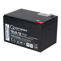 B-Ware Q-Batteries 12LS-12 12 V 12 Ah AGM Bleiakku VdS G1120