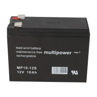 B-Ware Multipower MP10-12S AGM Bleiakku 12V 10Ah – F4,