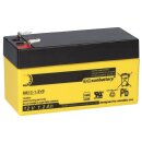 B-Ware SUN Battery SB12-1.2V0 AGM Akku 12V 1,2Ah Blei-Akku mit VDS