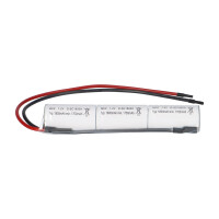 Notleuchten-Akku 3,6V 1800mAh NiCd L1x3 – 20 cm Kabel 