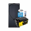 Wohnmobil Solar-Set 100W 78 Ah AGM Batterie Victron MPPT...