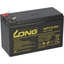 Kung Long VdS WP7.2 12A F1 12V 7,2 Ah Blei AGM Akku 4,8mm...