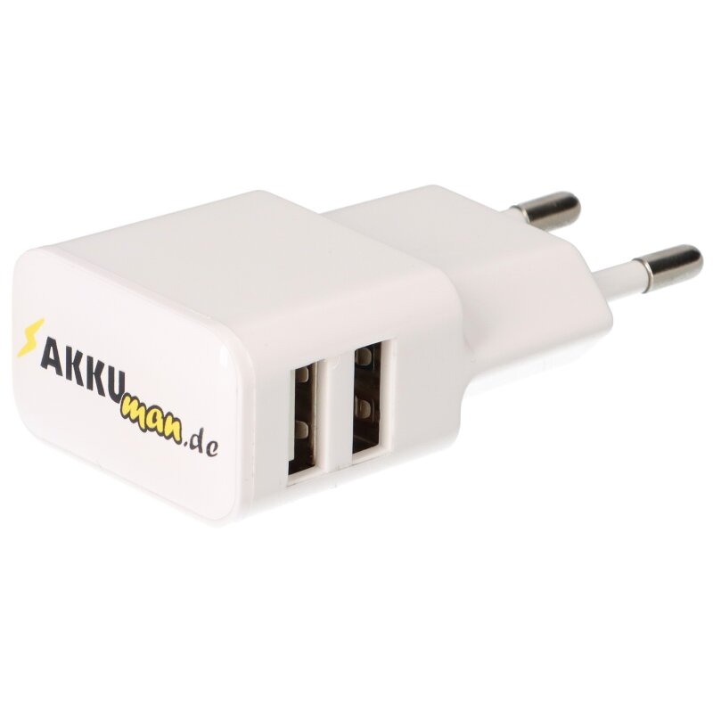 AKKUman USB-Lade-Stecker 220 V schnell und sicher laden