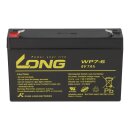 B-Ware Kung Long Akku WP7-6 6V 7Ah AGM Blei Vlies wartungsfrei 6Volt