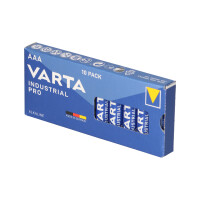 10x VARTA Industrial Pro AAA LR03 1,5V Alkaline – Micr