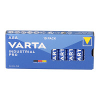 10x VARTA Industrial Pro AAA LR03 1,5V Alkaline – Micr