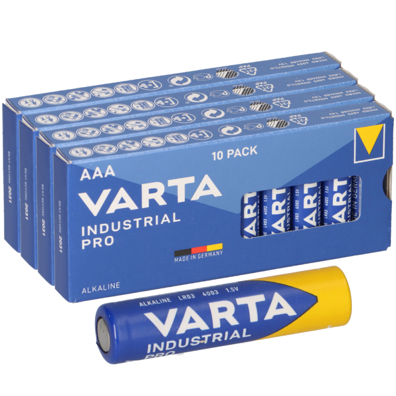 Stück Micro AAA Batterie Varta Industrial 4003 40