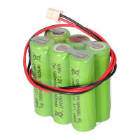 Beghelli 415391001 Notleuchten-Akku 7,2V 1,2Ah NiMH 2xF3x1 6