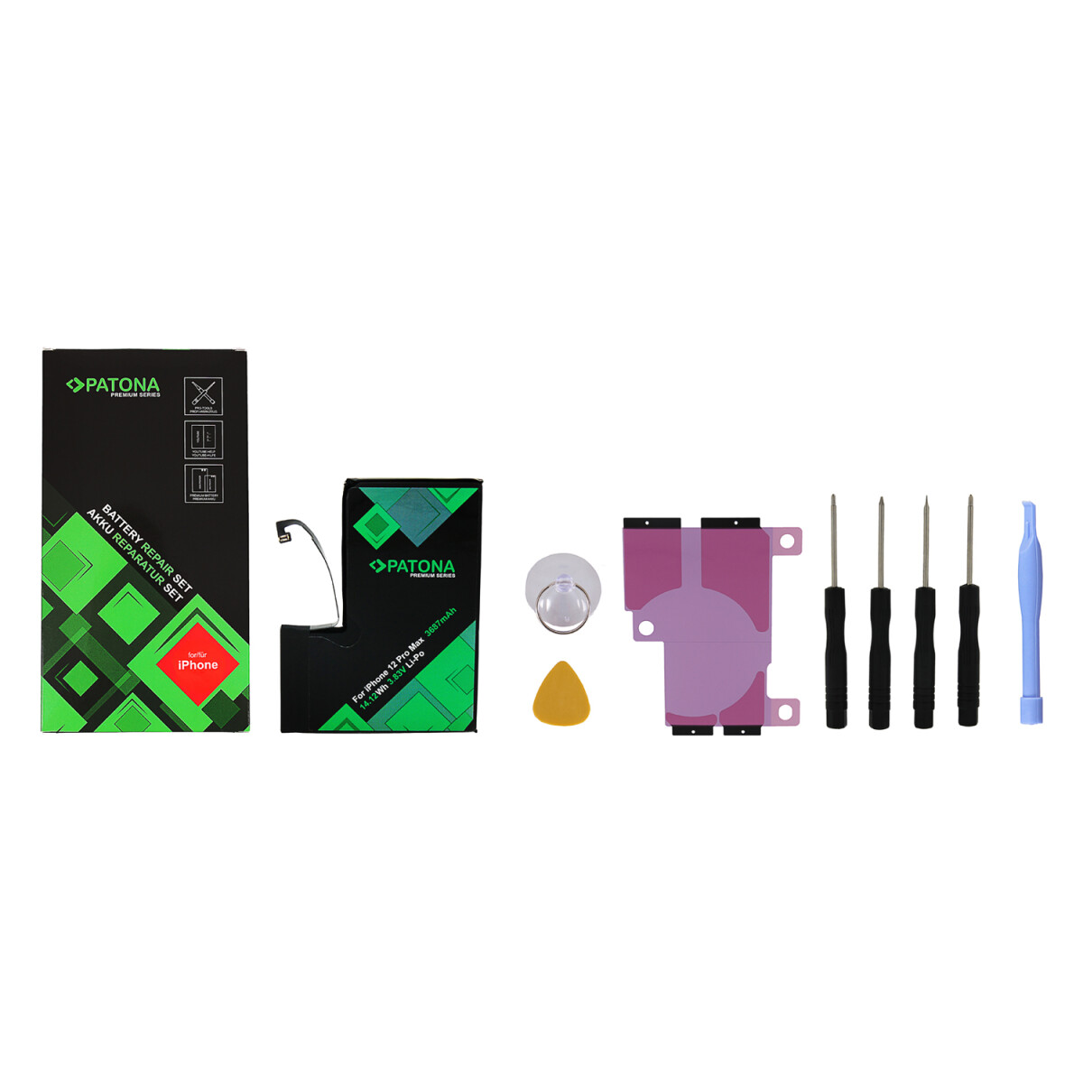 PATONA Premium Akku für Apple iPhone 12 Pro Max A2342