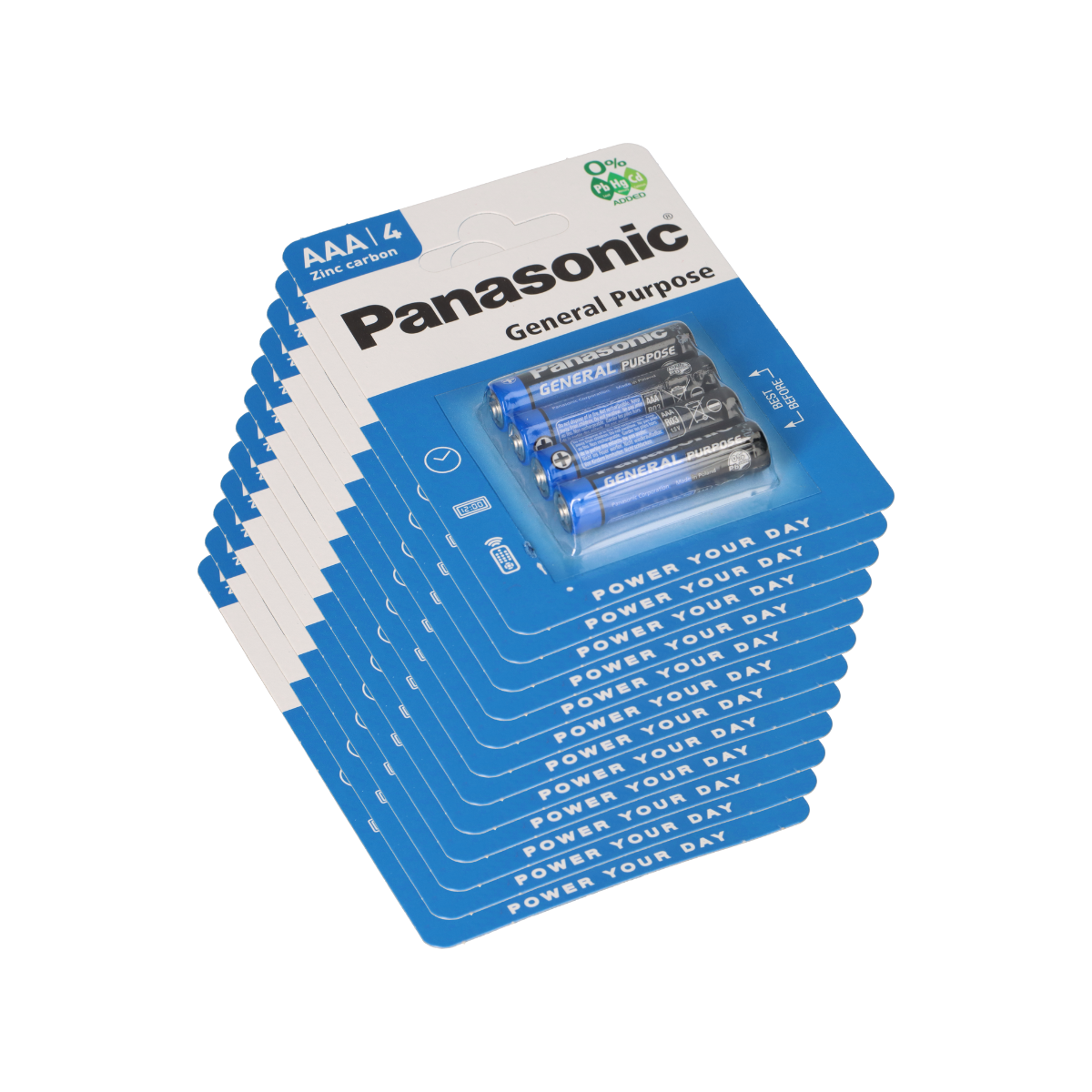 Panasonic AAA Genereal Purpose 1,5V Batterie 48 Stück