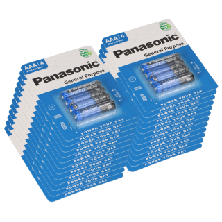 Panasonic AAA Genereal Purpose 1,5V Batterie 96 Stück
