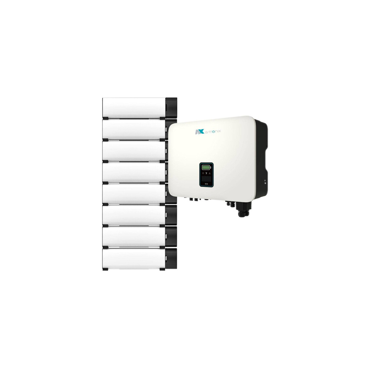 a-TroniX Hybridpower 3,6kW Hybridwechselrichter mit 16,1kWh Solarspeicher mit 0% MwSt nach §12 Abs. 3 UstG