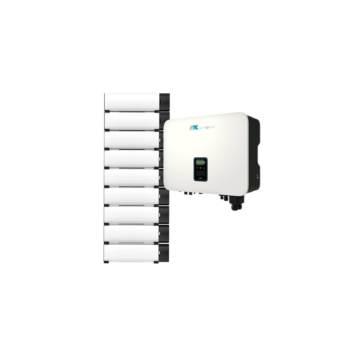 a-TroniX Hybridpower 3,6kW Hybridwechselrichter mit 18,4kWh Solarspeicher mit 0% MwSt nach §12 Abs. 3 UstG