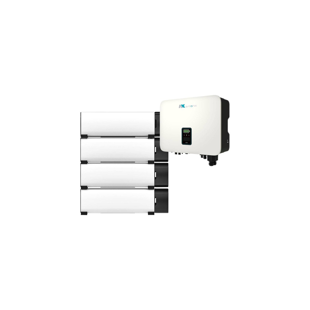 a-TroniX Hybridpower 4,6kW Hybridwechselrichter mit 6,9kWh Solarspeicher mit 0% MwSt nach §12 Abs. 3 UstG