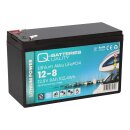 Q-Batteries Lithium Akku 12-9 12,8V 9Ah 115,2Wh LiFePO4